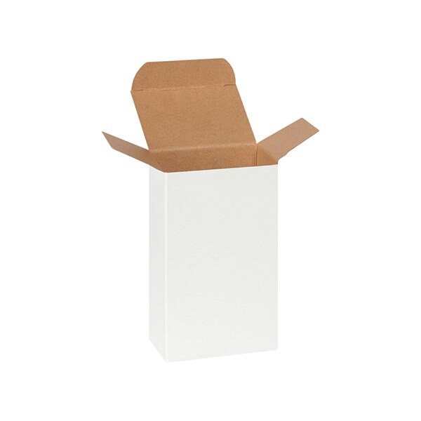 Bsc Preferred 3 x 2 x 5'' White Reverse Tuck Folding Cartons, 500PK RTC26W - main